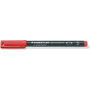 Staedtler Lumocolor 313-2 Rojo Set de 10